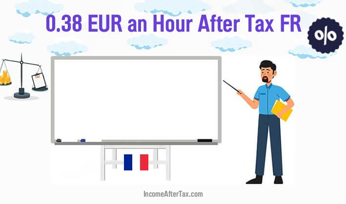 €0.38 an Hour After Tax FR