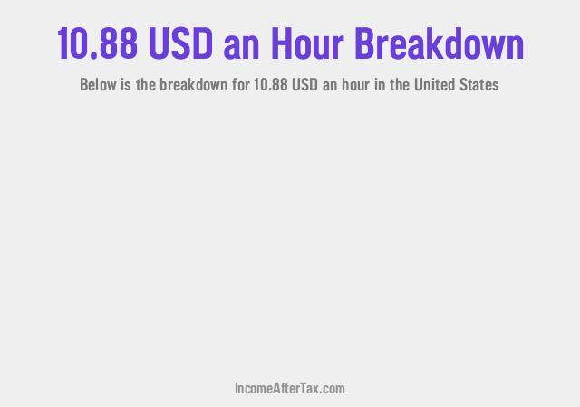 How much is $10.88 an Hour After Tax in the United States?