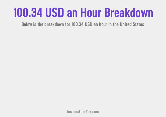 How much is $100.34 an Hour After Tax in the United States?