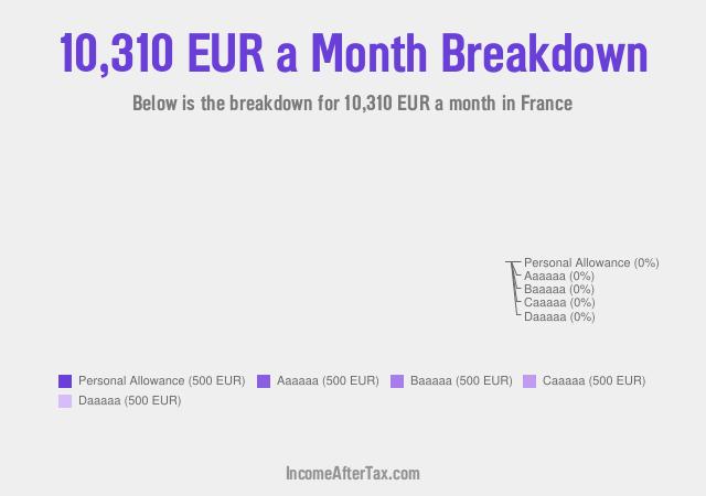 How much is €10,310 a Month After Tax in France?