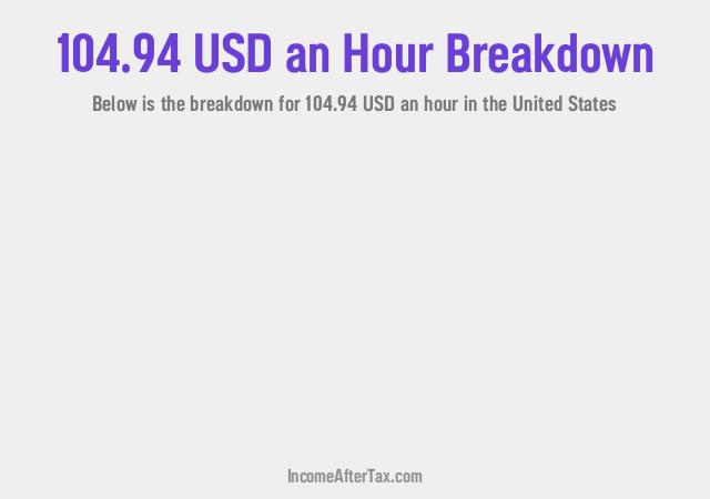 How much is $104.94 an Hour After Tax in the United States?