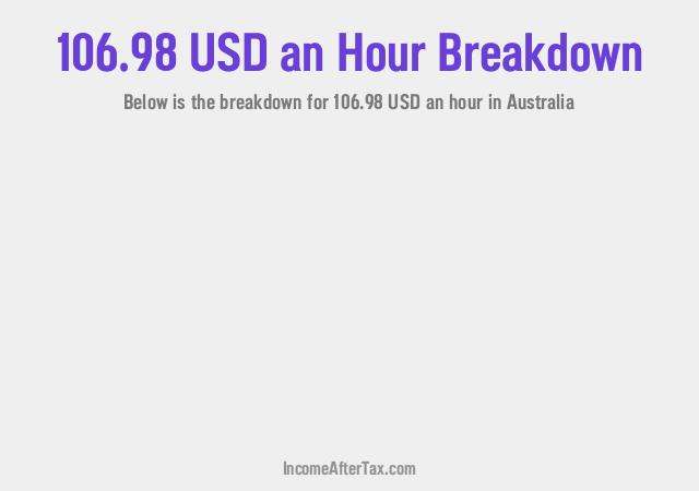 How much is $106.98 an Hour After Tax in Australia?
