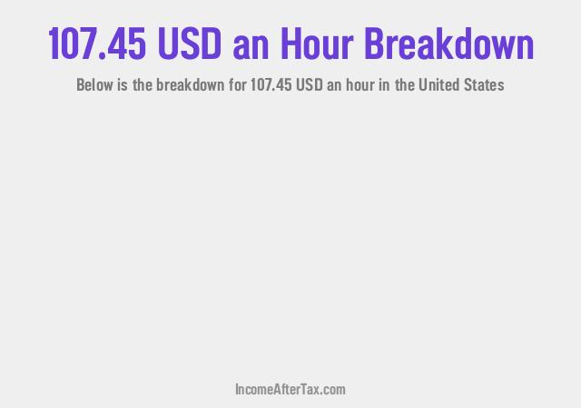 How much is $107.45 an Hour After Tax in the United States?