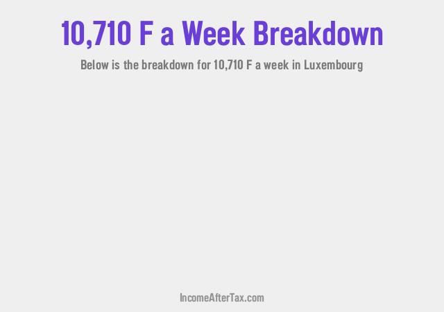 How much is F10,710 a Week After Tax in Luxembourg?