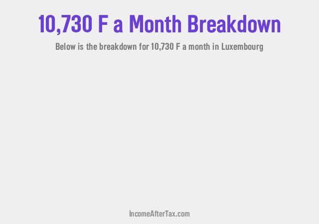 How much is F10,730 a Month After Tax in Luxembourg?