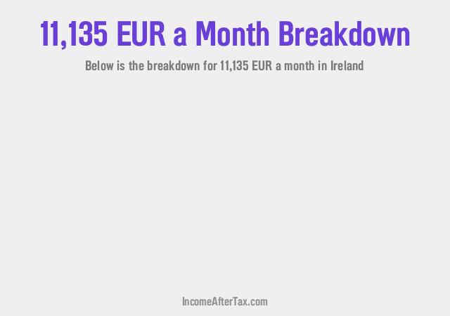 How much is €11,135 a Month After Tax in Ireland?