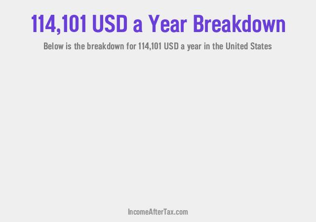 How much is $114,101 a Year After Tax in the United States?