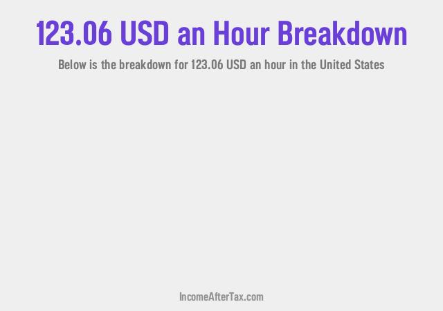 How much is $123.06 an Hour After Tax in the United States?