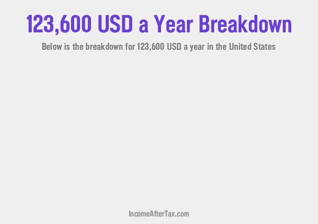 $123,600 a Year After Tax in the United States Breakdown