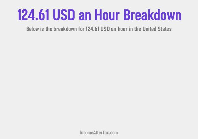 How much is $124.61 an Hour After Tax in the United States?