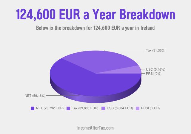 How much is €124,600 a Year After Tax in Ireland?