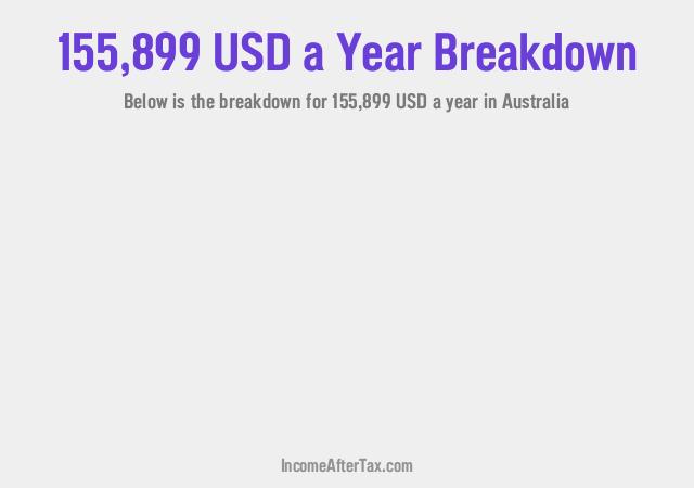 How much is $155,899 a Year After Tax in Australia?