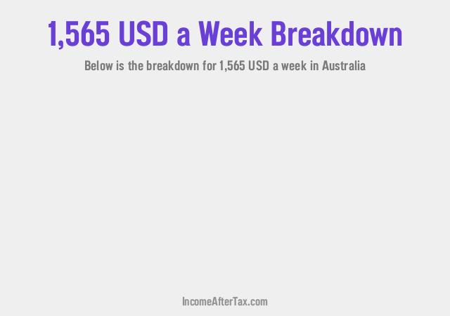 How much is $1,565 a Week After Tax in Australia?
