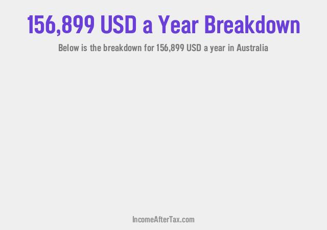 How much is $156,899 a Year After Tax in Australia?