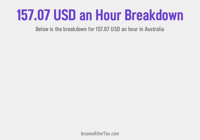 How much is $157.07 an Hour After Tax in Australia?