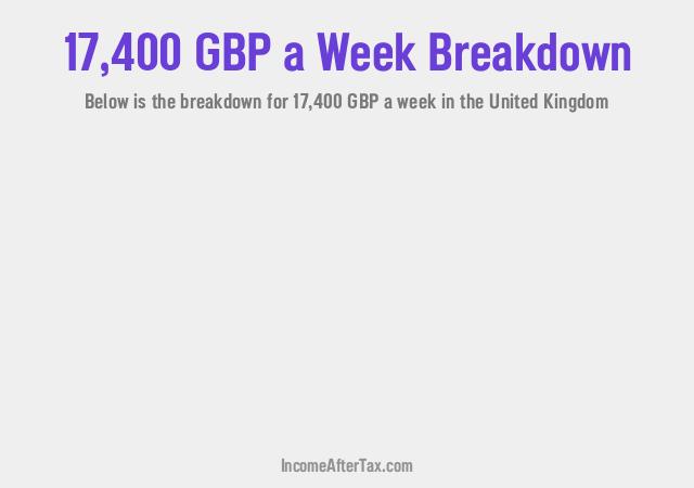 How much is £17,400 a Week After Tax in the United Kingdom?
