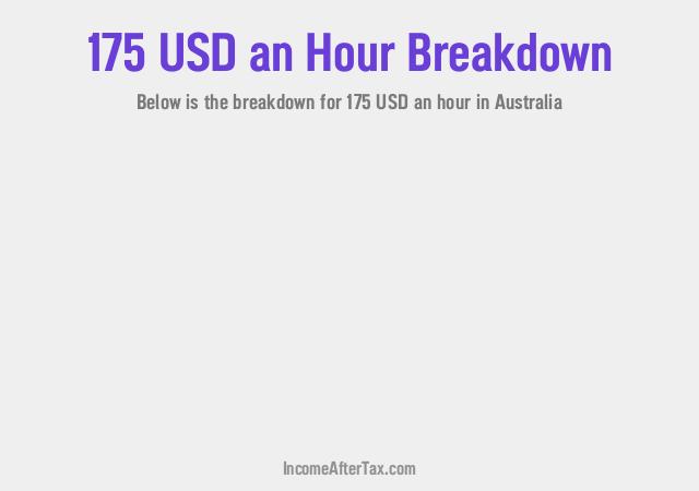 How much is $175 an Hour After Tax in Australia?