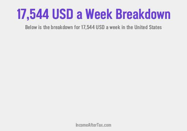 How much is $17,544 a Week After Tax in the United States?