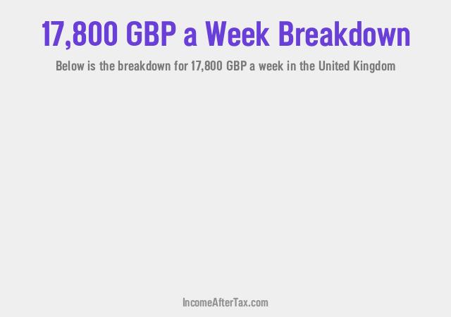 How much is £17,800 a Week After Tax in the United Kingdom?