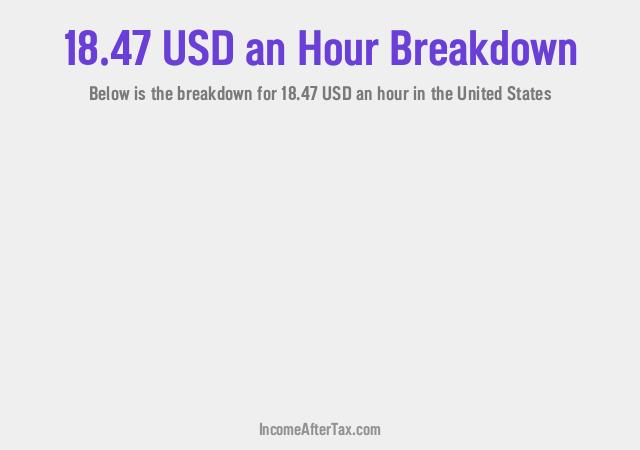 How much is $18.47 an Hour After Tax in the United States?