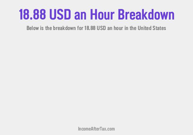 How much is $18.88 an Hour After Tax in the United States?