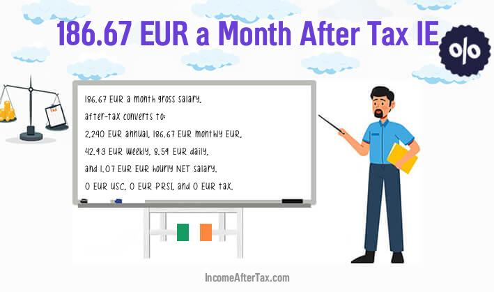 €186.67 a Month After Tax IE