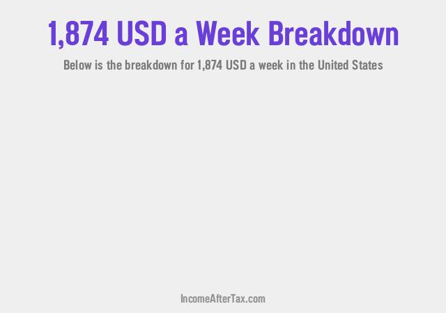 How much is $1,874 a Week After Tax in the United States?