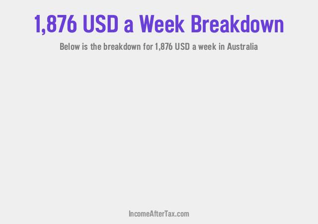 How much is $1,876 a Week After Tax in Australia?