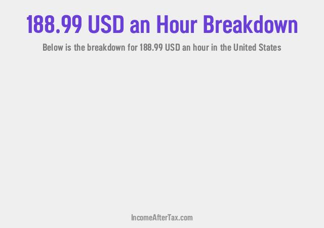 How much is $188.99 an Hour After Tax in the United States?
