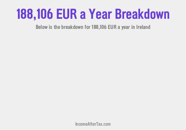 How much is €188,106 a Year After Tax in Ireland?