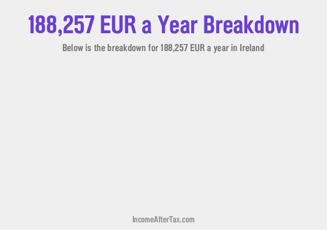 How much is €188,257 a Year After Tax in Ireland?