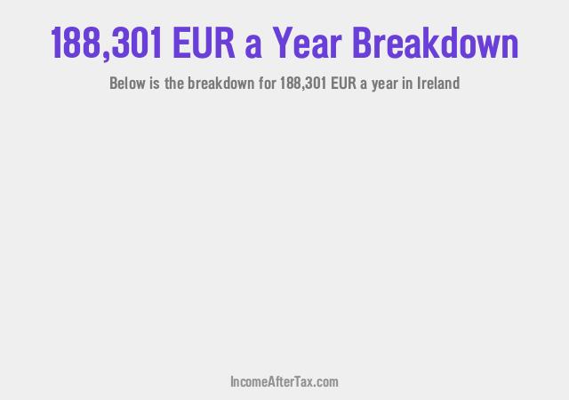 How much is €188,301 a Year After Tax in Ireland?