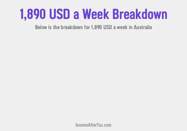 How much is $1,890 a Week After Tax in Australia?