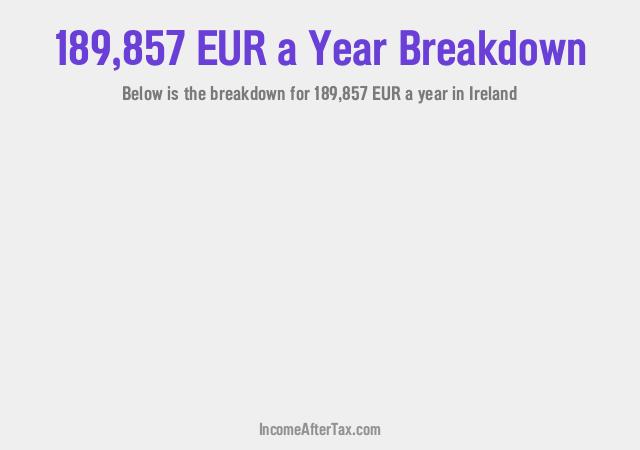 How much is €189,857 a Year After Tax in Ireland?