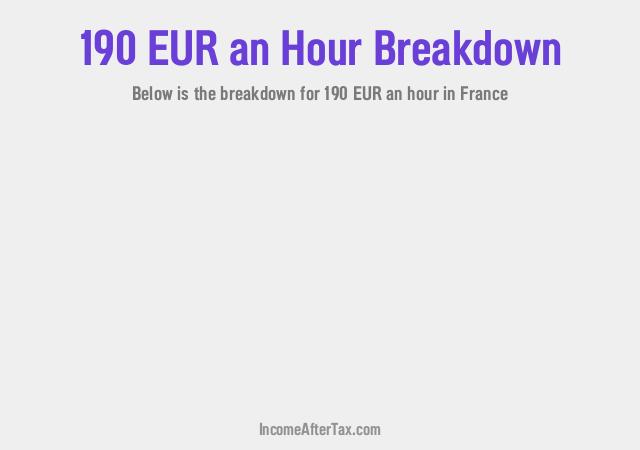 How much is €190 an Hour After Tax in France?