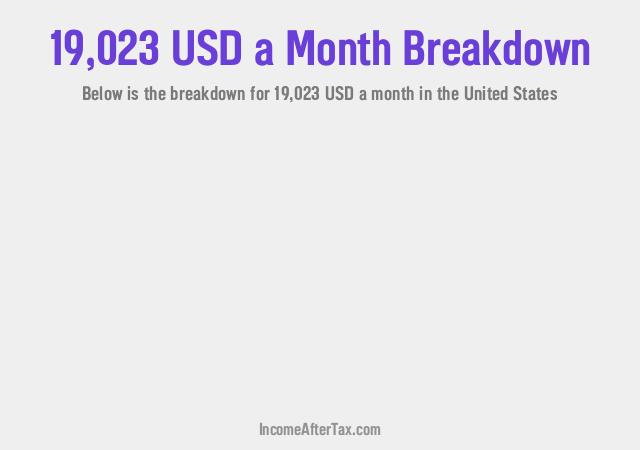 How much is $19,023 a Month After Tax in the United States?