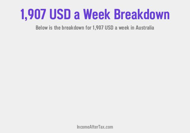 How much is $1,907 a Week After Tax in Australia?