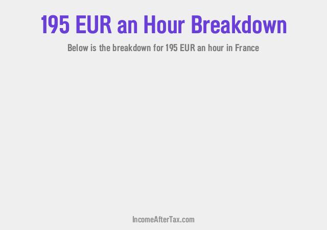How much is €195 an Hour After Tax in France?