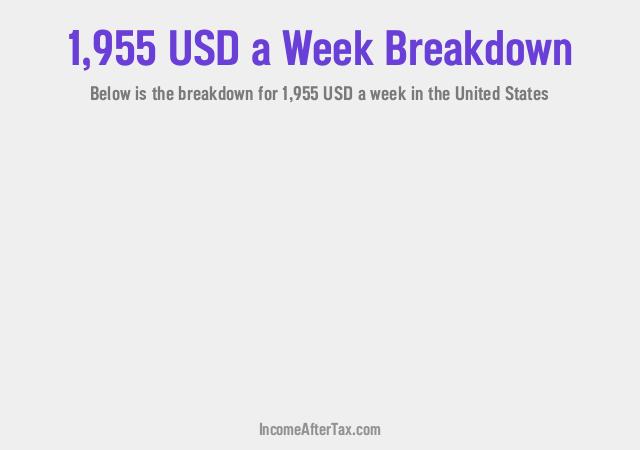 How much is $1,955 a Week After Tax in the United States?