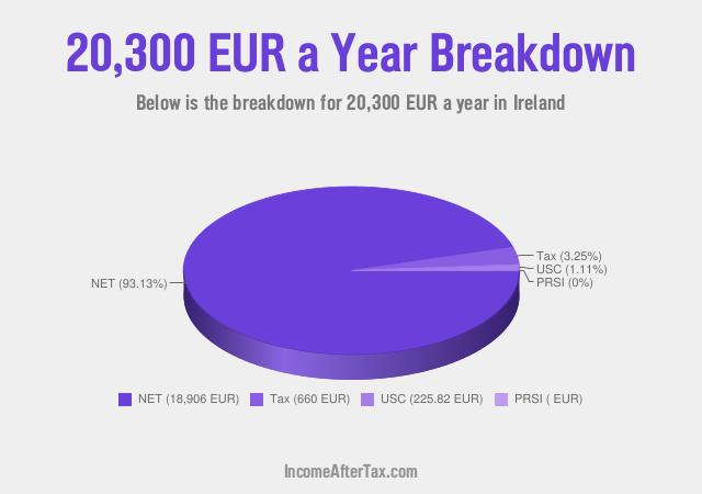 How much is €20,300 a Year After Tax in Ireland?
