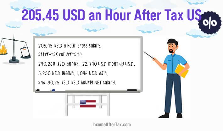 $205.45 an Hour After Tax US