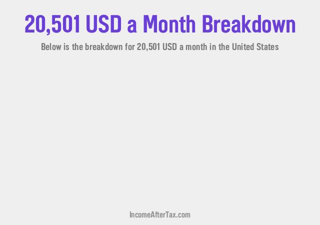 How much is $20,501 a Month After Tax in the United States?