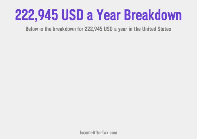 How much is $222,945 a Year After Tax in the United States?