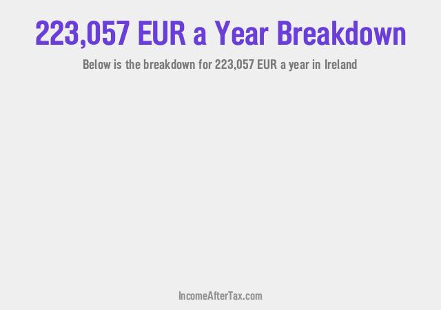 How much is €223,057 a Year After Tax in Ireland?