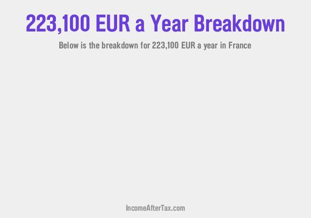 How much is €223,100 a Year After Tax in France?