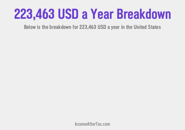 How much is $223,463 a Year After Tax in the United States?