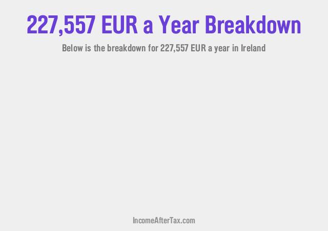 How much is €227,557 a Year After Tax in Ireland?