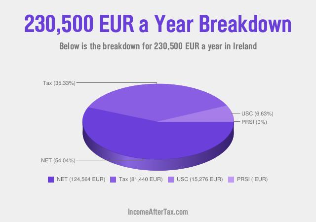 How much is €230,500 a Year After Tax in Ireland?