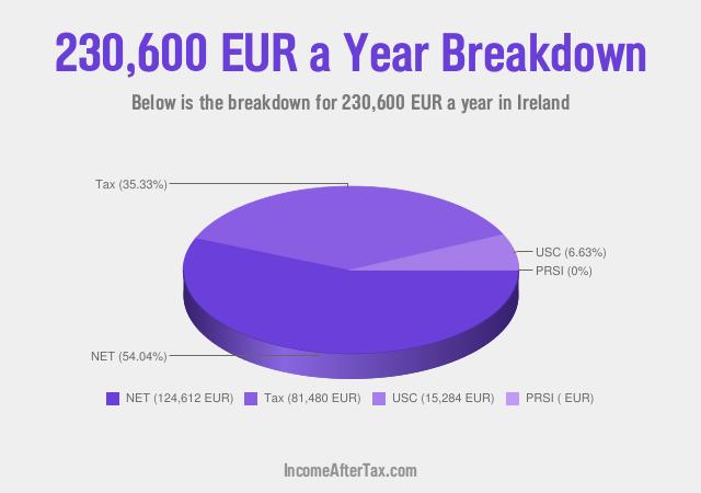 How much is €230,600 a Year After Tax in Ireland?