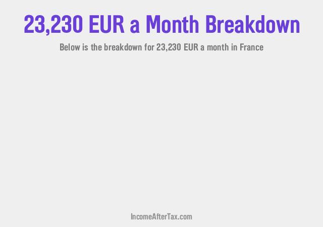 How much is €23,230 a Month After Tax in France?